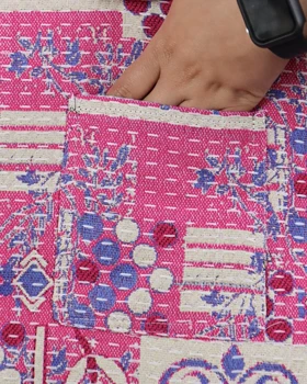 کت گلیمی بغل چاک‌دار زنانه 0827