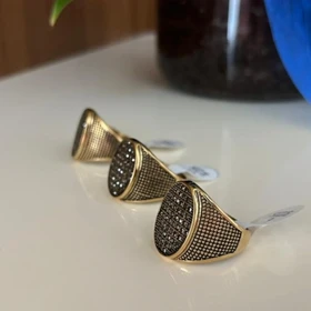 انگشتر استیل رنگ ثابت مردانه کد tw10042