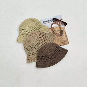 کلاه زنانه رافیا مدل بافت