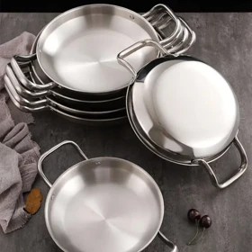 تابه سرو دسته دار گرد سیلور