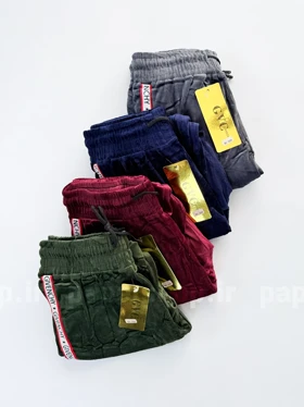 شلوار مخمل نوار دوزی Givenchy