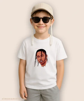 تیشرت بچگانه طرح تراویس اسکات کد 941