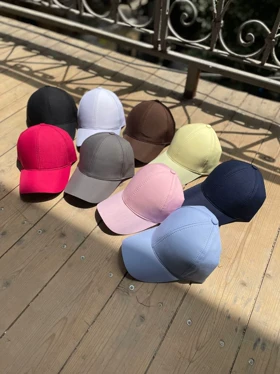 کلاه کتان ساده نقابدار