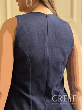 سارافون جین یقه خشتی