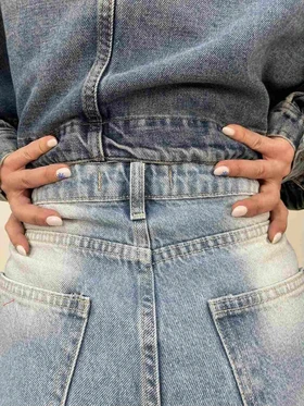 شلوار جین زنانه کارپنتری ژرفوم
