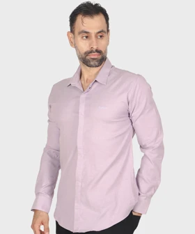 پیراهن مردانه آستین بلند دکمه مخفی 0364