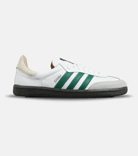 کفش کتانی مردانه و زنانه سفید سبز ADIDAS Samba مدل 7293