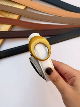 کمربند چرمی زنانه سلین کد B141