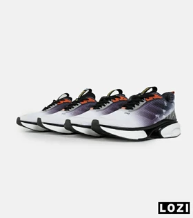 کفش کتانی مردانه و زنانه سفید خاکستری Adidas PureBoost v02
