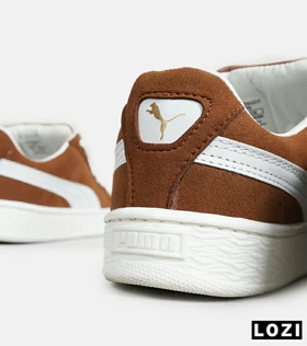 کفش کتانی ورزشی قهوه ای سوخته مردانه و زنانه PUMA suede XL مدل 6890