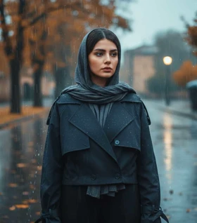 بارانی کراپ Pinki 1294 در سه رنگ