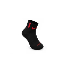 جوراب زنانه زمستانه نیم ساق NIKE (مشکی/قرمز)