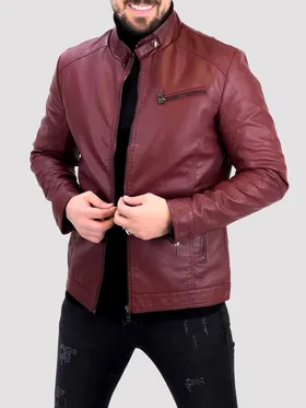 کت چرم 2312 جیگری