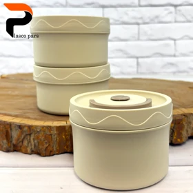 ظرف غذا 3 تکه همراه با کیف