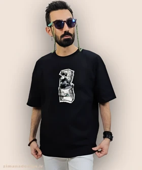 تیشرت لش مردانه و زنانه طرح اسکناس دلار کد 959