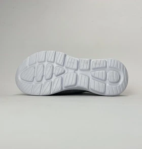 کفش راحتی اسکچرز جورابی بدون بند طوسی