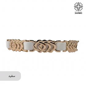 کمربند کشی 1.5 سانت حلقه کد 020 (سفید)