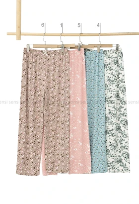 شلوار راسته طرح دار قواربزرگ کد1005517