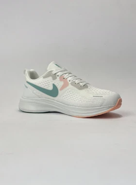 کفش ورزشی نایک زوم سفید آبی کد Z145