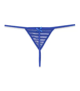 ست دو شورت و سوتین توری فنردار ژوبین کد 1366 طرح راه راه