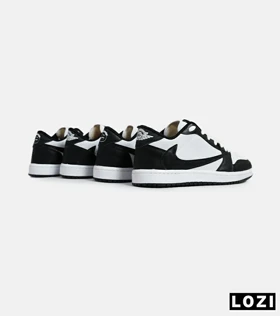 کفش کتانی مردانه سفید مشکی نایک NIKE travis scott