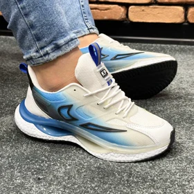 کتانی اسپرت مردانه مدل NIKE Air Griffey رنگ سفید آبی