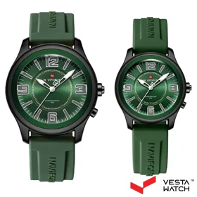ست ساعت مچی مردانه و زنانه نیوی فورس NAVIFORCE مدل NF9256L B/GN/GN و NF9256G