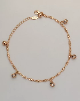 پابند آویز گوی نگین‌دار YSX