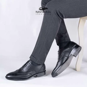 کفش مردانه تمام چرم کلاسیک کد 7001011