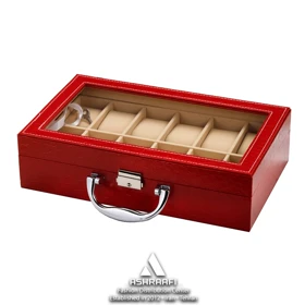 جعبه ساعت 12تایی قرمز Box Watches 12-R