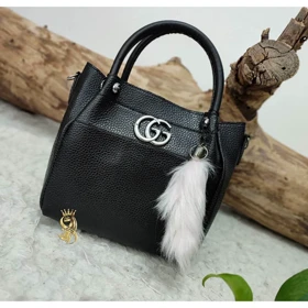 کیف دستی دوشی مدل گوچی خزدار