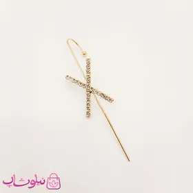 گوشواره زنانه کراس طرح ضربدر