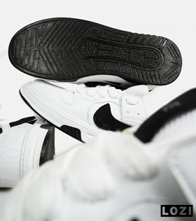 کفش کتانی مردانه و زنانه سفید مشکی نایک NIKE AIR FORCE