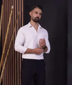 پیراهن دوشین مردانه رنگ کرم