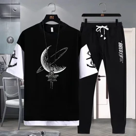 تیشرت نخ پنبه آستین کیمینو