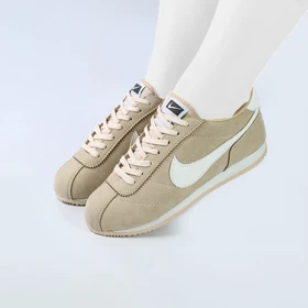 کفش و کتانی زنانه و دخترانه مدل نایک NIKE رنگ کرم کد 42171
