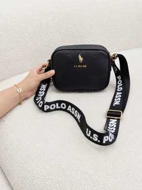 کیف POLO دوشی مشکی پولو ترند مد