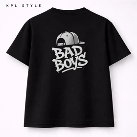 تیشرت تمام پنبه BAD BOYS | مناسب استفاده روزمره کد 1202