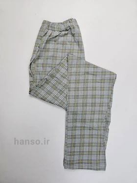 شلوار نخی زنانه شطرنجی آداک Adak کد 5311 (5 رنگ)