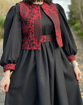 ست ژیله وپیراهن ساوین(75)کد:4663
