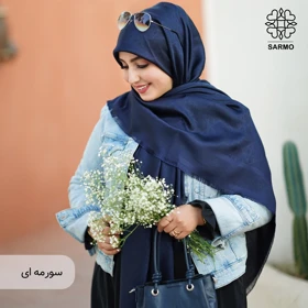 روسری ژاکارد رونا خطی