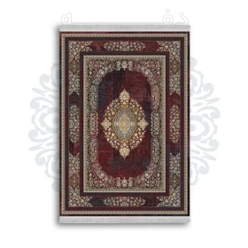 *جدید* فرشینه از جنس پارچه شانل مخمل ترک طرح فانتزی برند دفه کد 1009