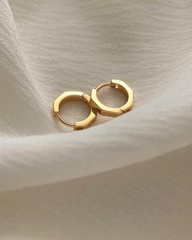 گوشواره حلقه‌ای هشت ضلعی ژوپینگ