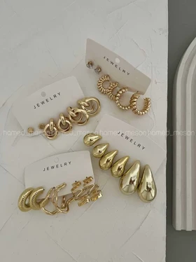 گوشواره پکی طلایی