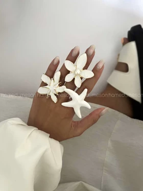 انگشتر طرح گل