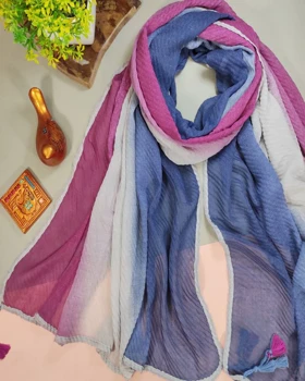 شال پلیسه طیفی تابستانه