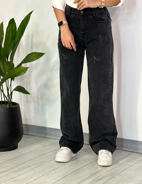 شلوار جین نیم بگ