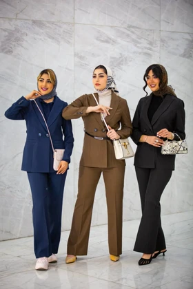 مانتو شلوار بزایاق پرنسا