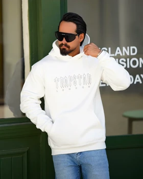 هودی مردانه دورس سه‌نخ طرح Trapster London
