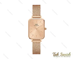 ساعت دنیل ولینگتون زنانه مستطیلی رزگلد DW-4052-L